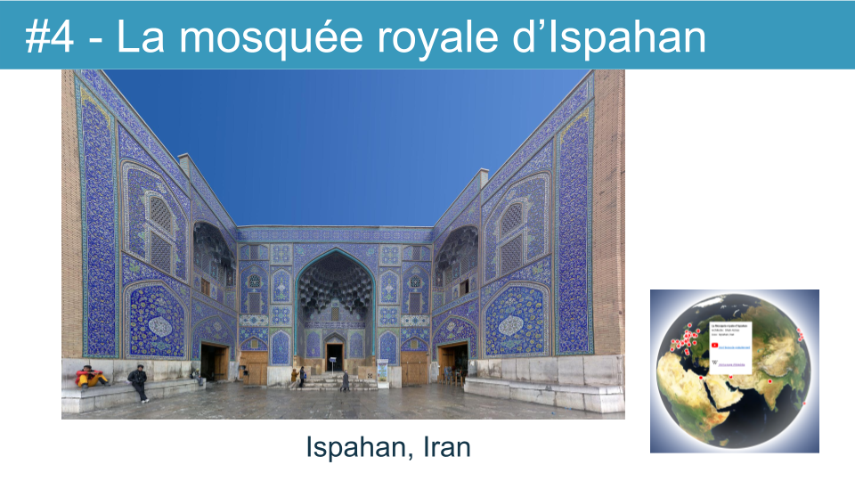 4 : La mosquée royale du Cheikh Lotfallah à Ispahan en Iran, construite il y a 400 ans